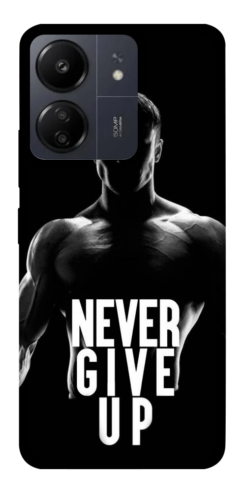 Чехол Never give up для Xiaomi Poco C65