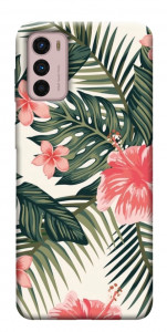 Чехол Tropic flowers для Motorola Moto G42