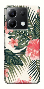 Чехол Tropic flowers для Xiaomi Poco X6