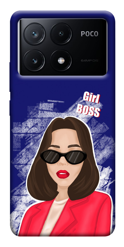 Чехол Girl boss для Xiaomi Poco X6