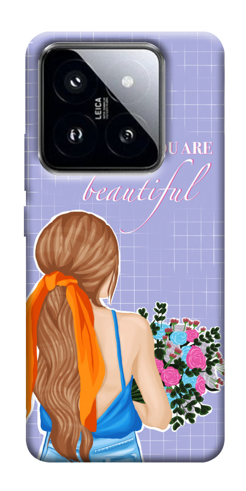 Чехол You are beautiful для Xiaomi 14 Pro