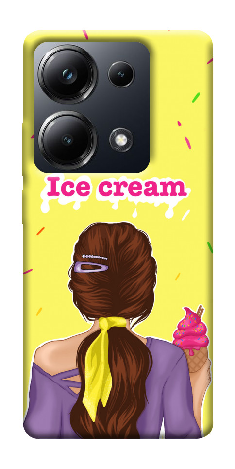 Чехол Ice cream girl для Xiaomi Poco M6