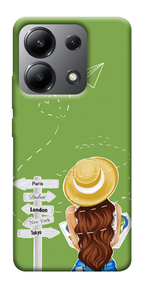 Чохол Travel girl для Xiaomi Redmi Note 13 4G