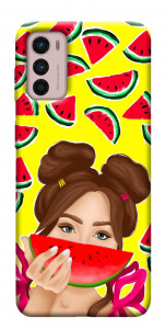 Чохол Watermelon girl для Motorola Moto G42