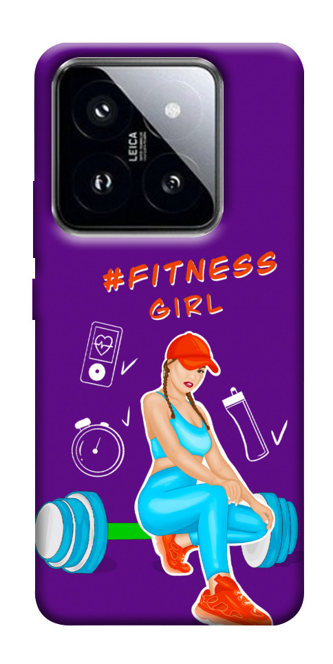 Чехол Fitness girl для Xiaomi 14 Pro