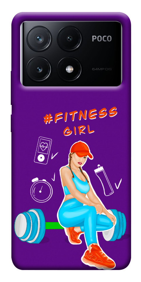 Чохол Fitness girl для Xiaomi Poco X6