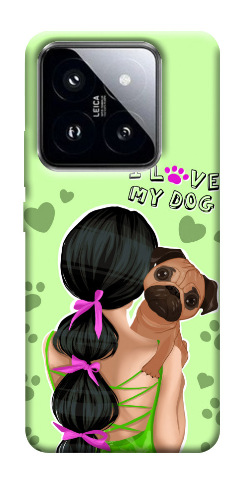 Чохол Love my dog для Xiaomi 14 Pro