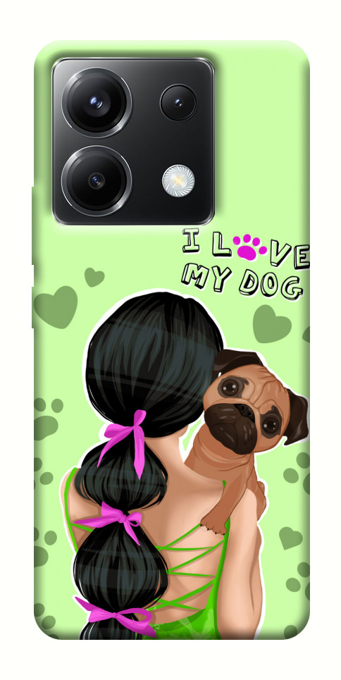 Чохол Love my dog для Xiaomi Poco X6