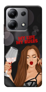 Чехол My life my rules для Xiaomi Redmi Note 13 4G