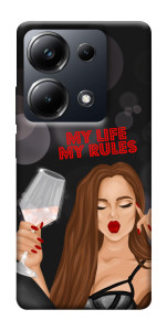 Чехол My life my rules для Xiaomi Poco M6