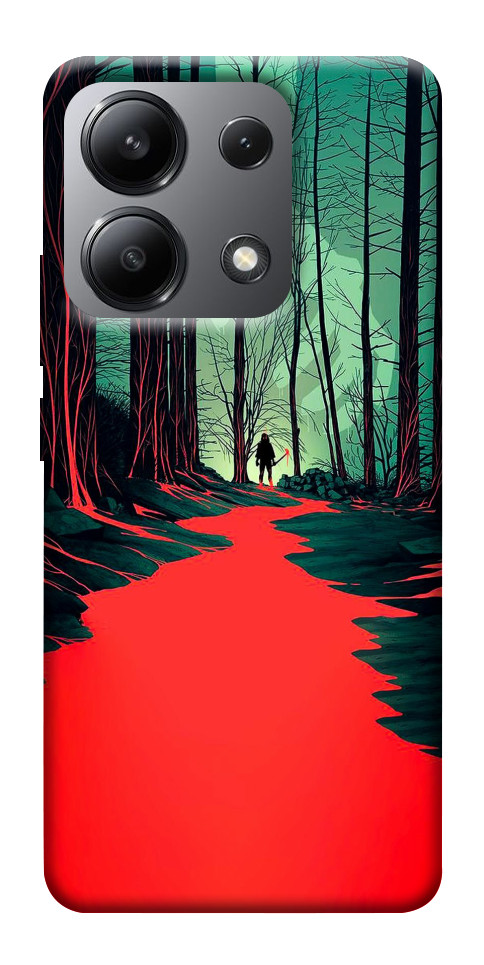 Чехол Зловещий лес для Xiaomi Redmi Note 13 4G