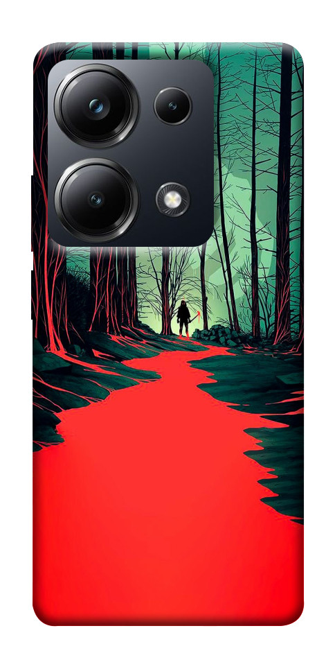 Чехол Зловещий лес для Xiaomi Poco M6