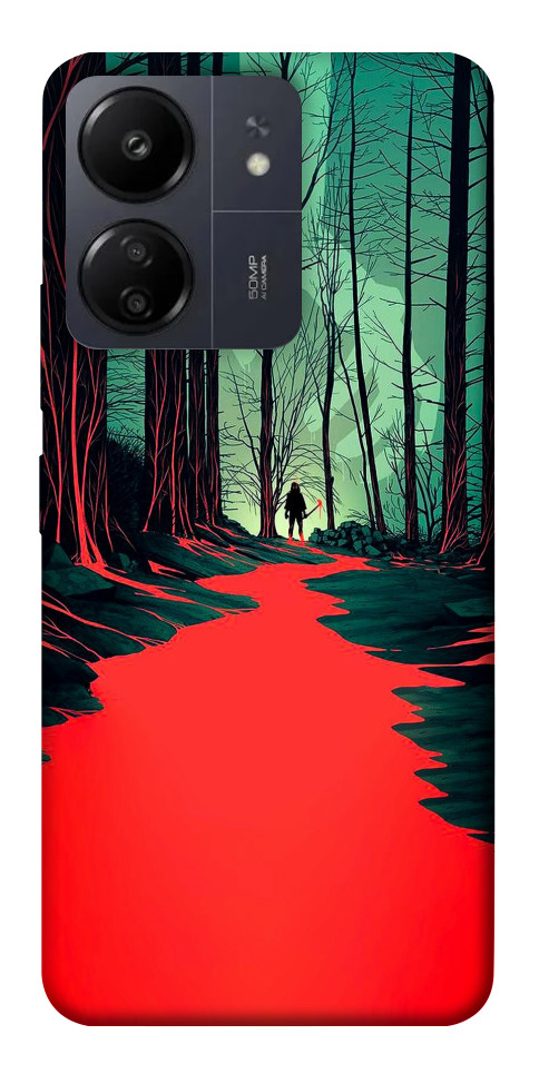 Чохол Зловісний ліс для Xiaomi Poco C65