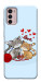 Чехол Два кота Love для Motorola Moto G42