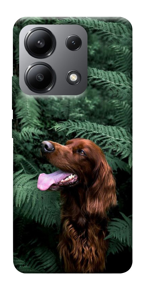 Чехол Собака в зелени для Xiaomi Redmi Note 13 4G