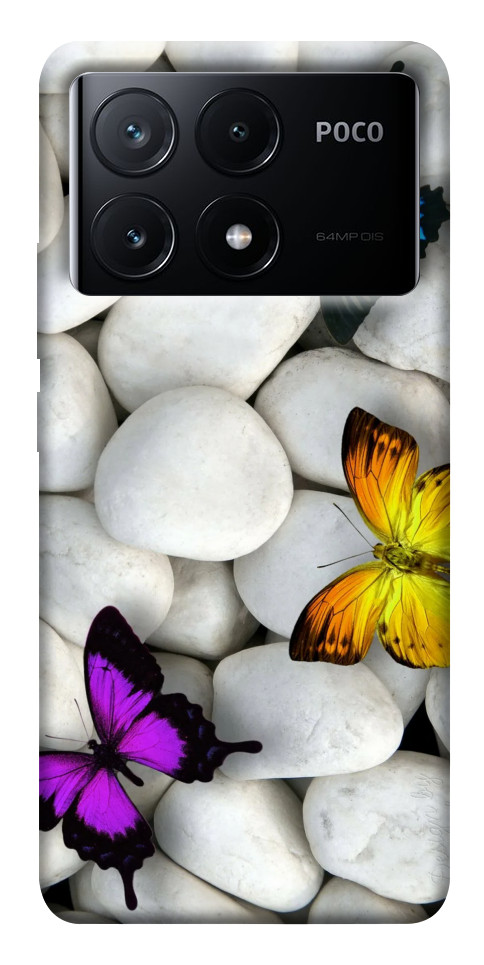 Чехол Butterflies для Xiaomi Poco X6