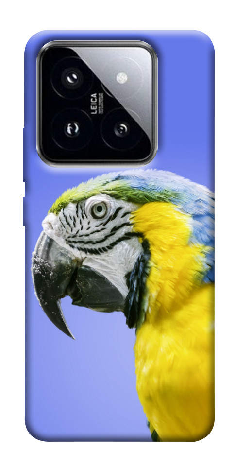 Чехол Попугай ара для Xiaomi 14 Pro