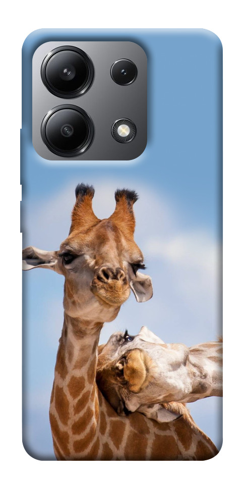 Чохол Милі жирафи для Xiaomi Redmi Note 13 4G