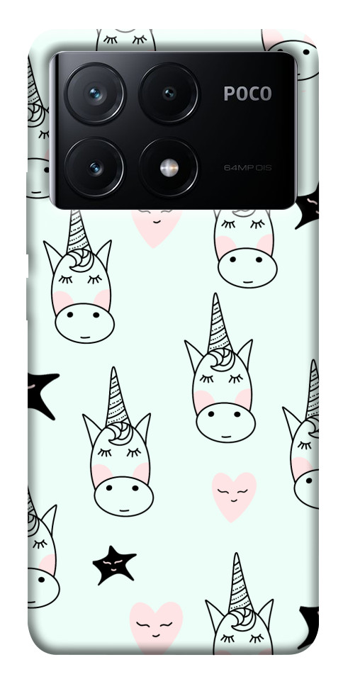 Чохол Heart unicorn для Xiaomi Poco X6
