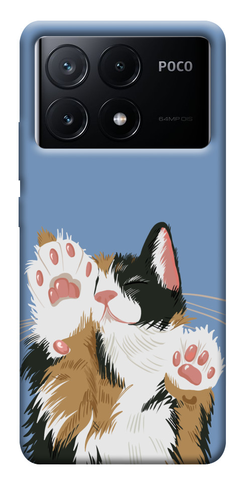 Чохол Funny cat для Xiaomi Poco X6