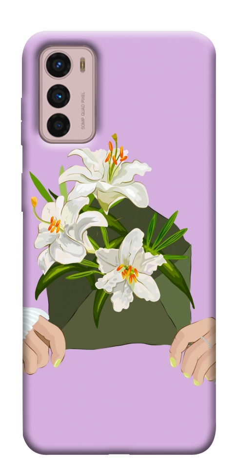 Чохол Flower message для Motorola Moto G42