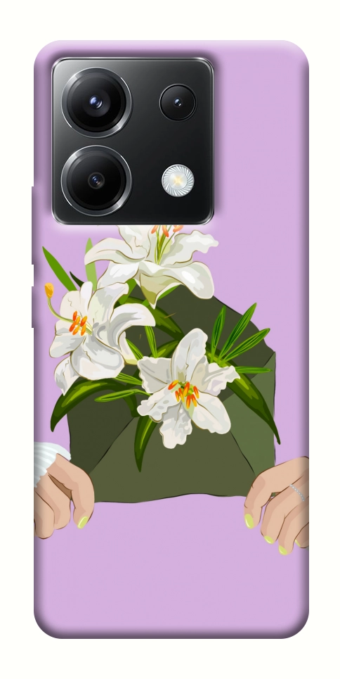 Чехол Flower message для Xiaomi Poco X6