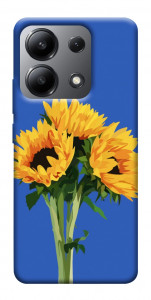 Чехол Bouquet of sunflowers для Xiaomi Redmi Note 13 4G