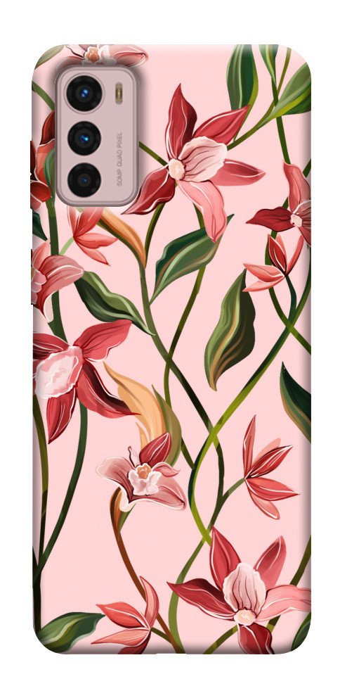 Чехол Floral motifs для Motorola Moto G42