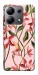 Чехол Floral motifs для Xiaomi Redmi Note 13 4G