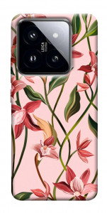 Чехол Floral motifs для Xiaomi 14 Pro