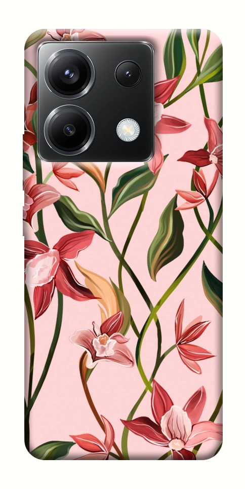 Чехол Floral motifs для Xiaomi Poco X6