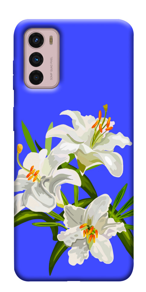 Чохол Three lilies для Motorola Moto G42