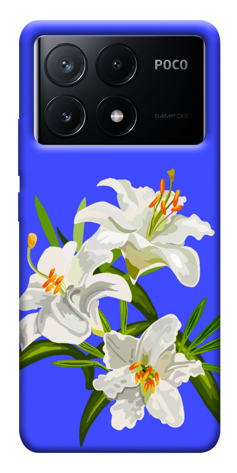 Чохол Three lilies для Xiaomi Poco X6