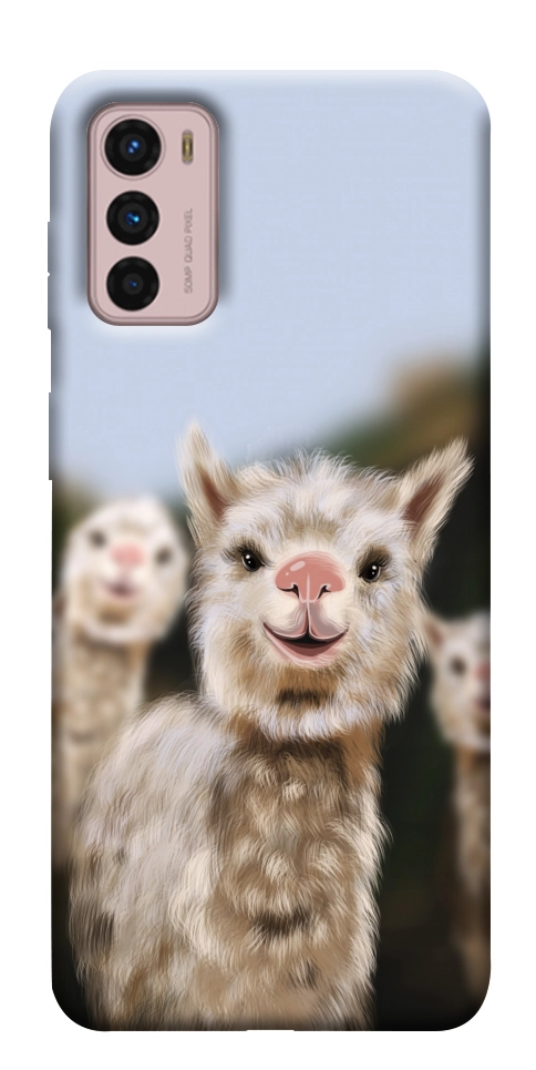 Чехол Funny llamas для Motorola Moto G42