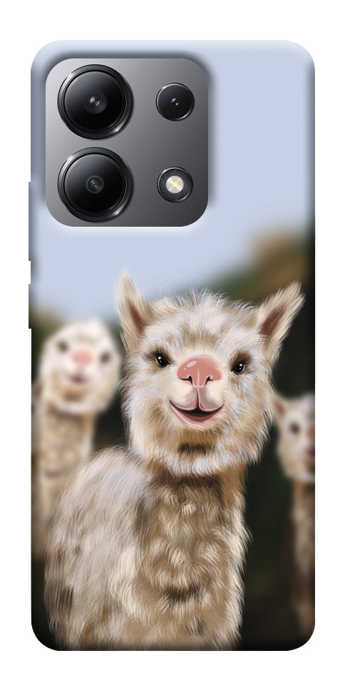 Чехол Funny llamas для Xiaomi Redmi Note 13 4G