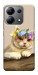 Чехол Cat in flowers для Xiaomi Redmi Note 13 4G