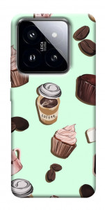 Чехол Coffee and sweets для Xiaomi 14 Pro