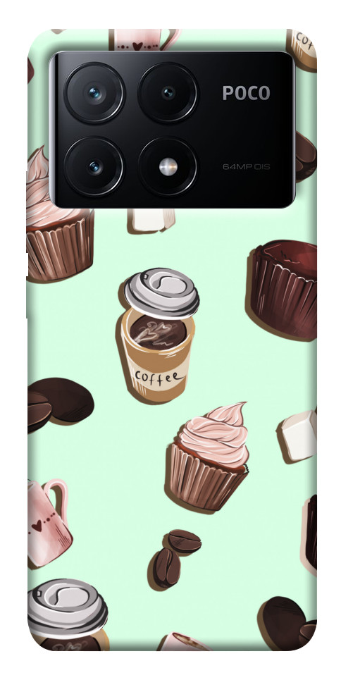 Чехол Coffee and sweets для Xiaomi Poco X6