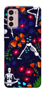 Чехол Yoga skeletons для Motorola Moto G42