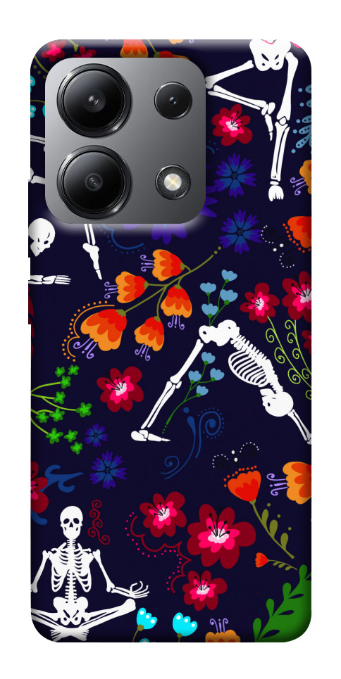 Чехол Yoga skeletons для Xiaomi Redmi Note 13 4G