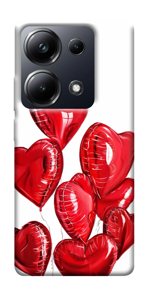 Чехол Heart balloons для Xiaomi Poco M6