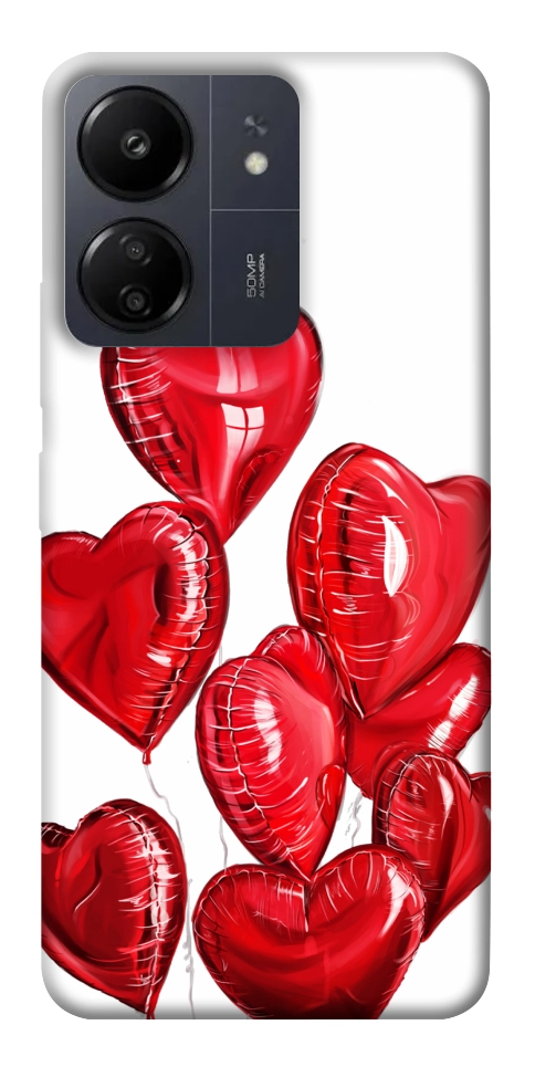 Чехол Heart balloons для Xiaomi Poco C65