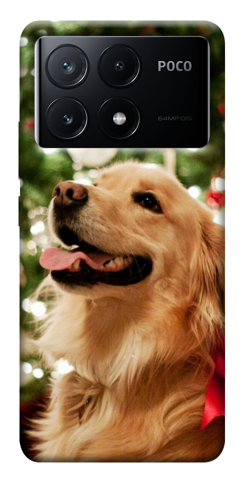 Чехол New year dog для Xiaomi Poco X6