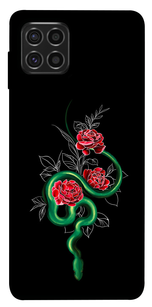 Чехол Snake in flowers для Galaxy M62