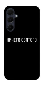 Чехол Ничего святого black для Galaxy A35