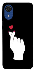 Чехол Сердце в руке для Galaxy A03 Core