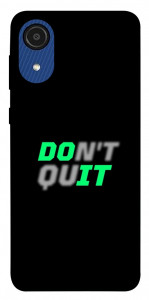 Чехол Don't quit для Galaxy A03 Core