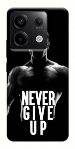 Чохол Never give up для Xiaomi Redmi Note 13 Pro 4G