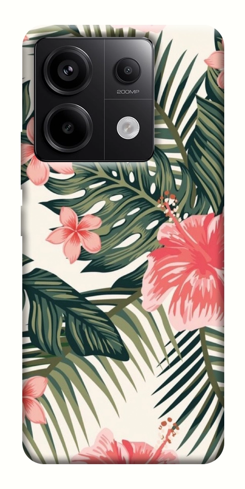 Чехол Tropic flowers для Xiaomi Redmi Note 13 Pro 4G