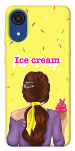 Чехол Ice cream girl для Galaxy A03 Core